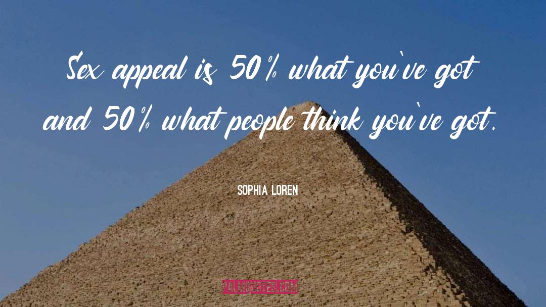 Sex Appeal quotes by Sophia Loren