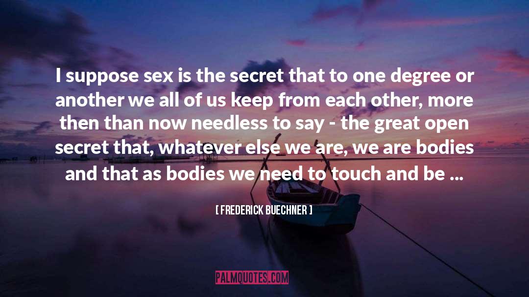 Sex Drive quotes by Frederick Buechner