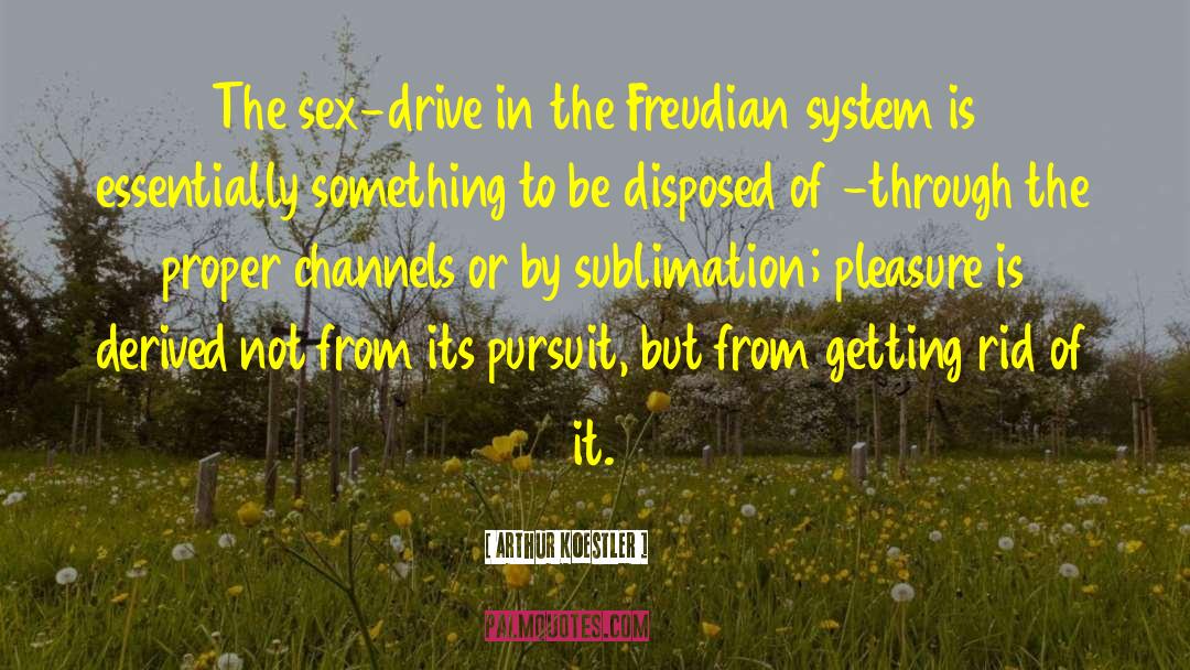 Sex Drive quotes by Arthur Koestler