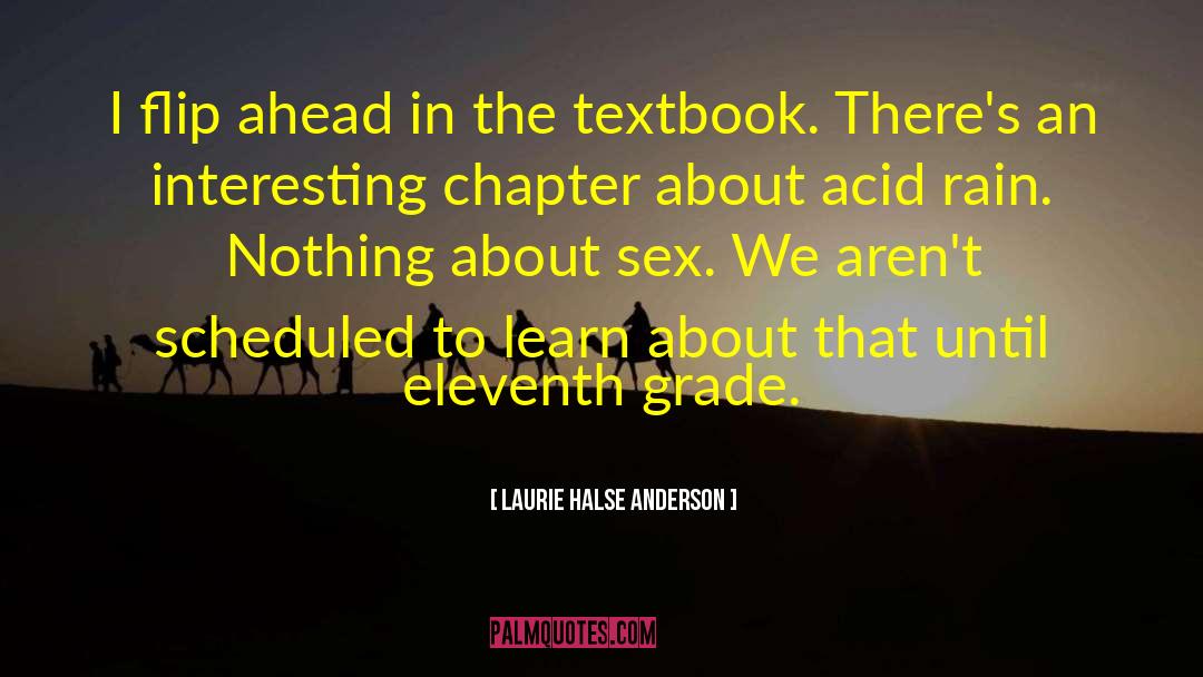 Sex Education quotes by Laurie Halse Anderson