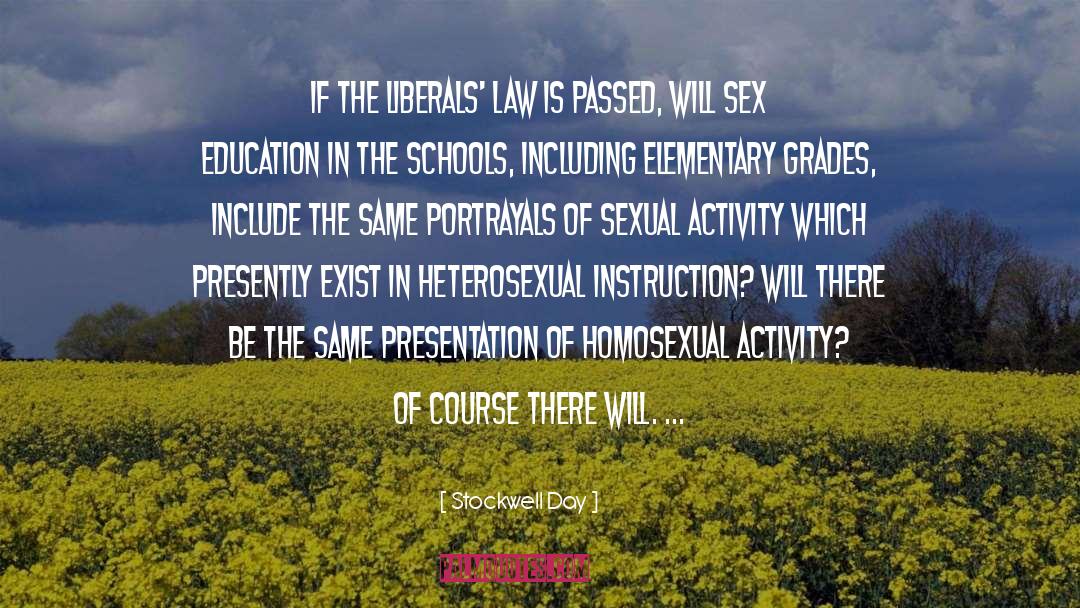 Sex Education quotes by Stockwell Day