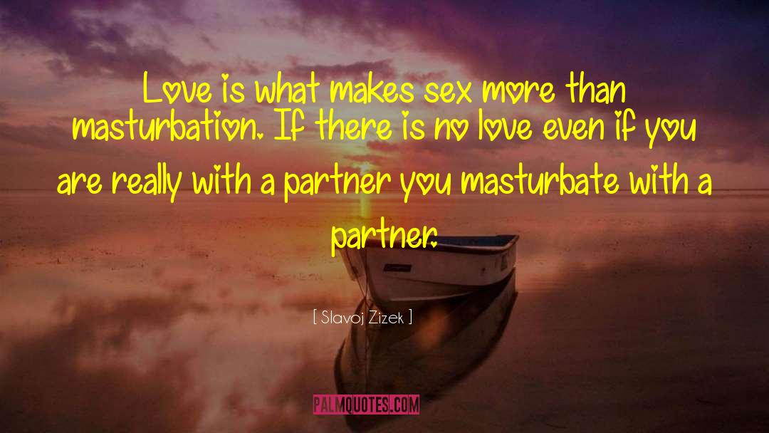 Sex Love quotes by Slavoj Zizek