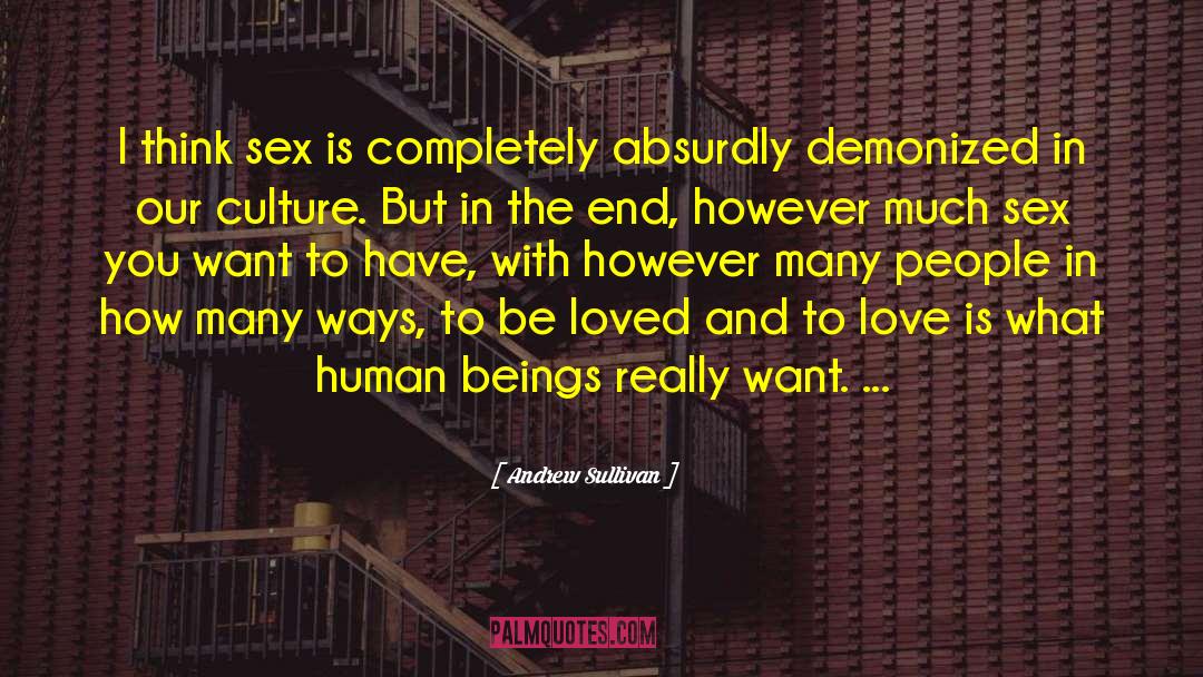 Sex Love quotes by Andrew Sullivan