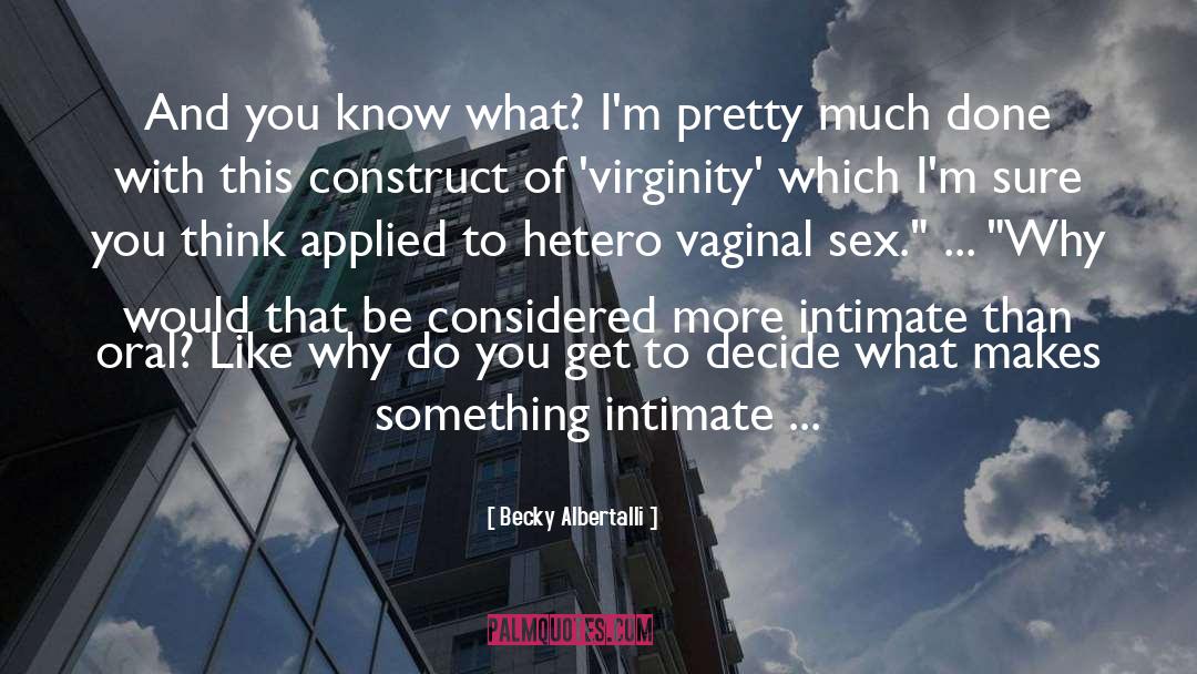 Sex quotes by Becky Albertalli