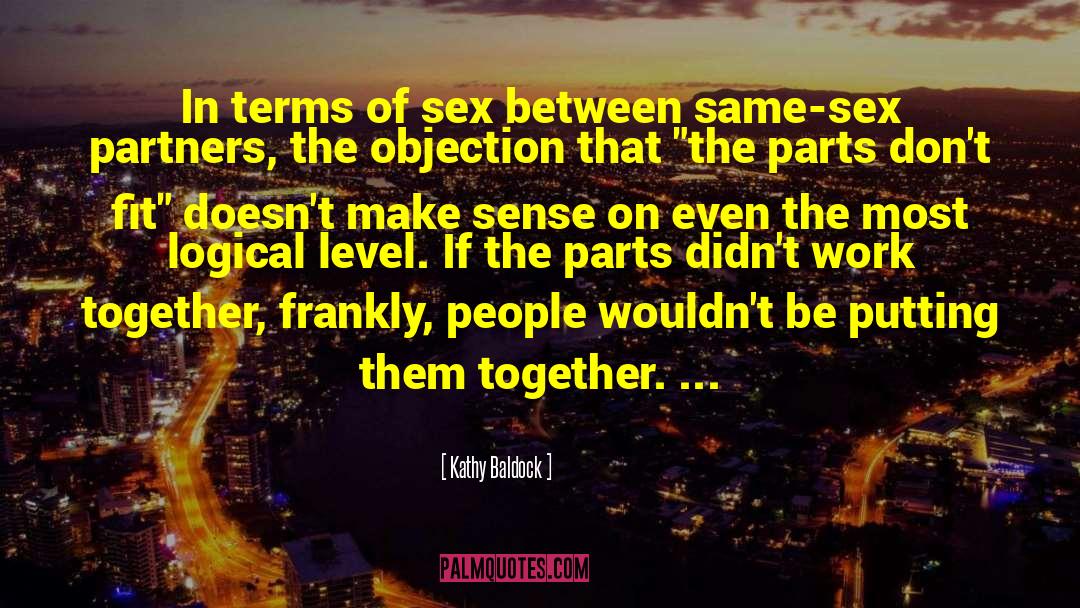 Sex Relationships quotes by Kathy Baldock