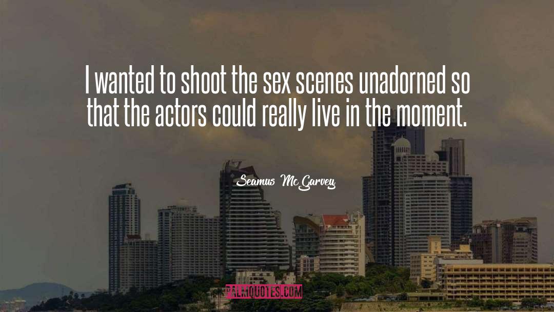 Sex Scenes quotes by Seamus McGarvey