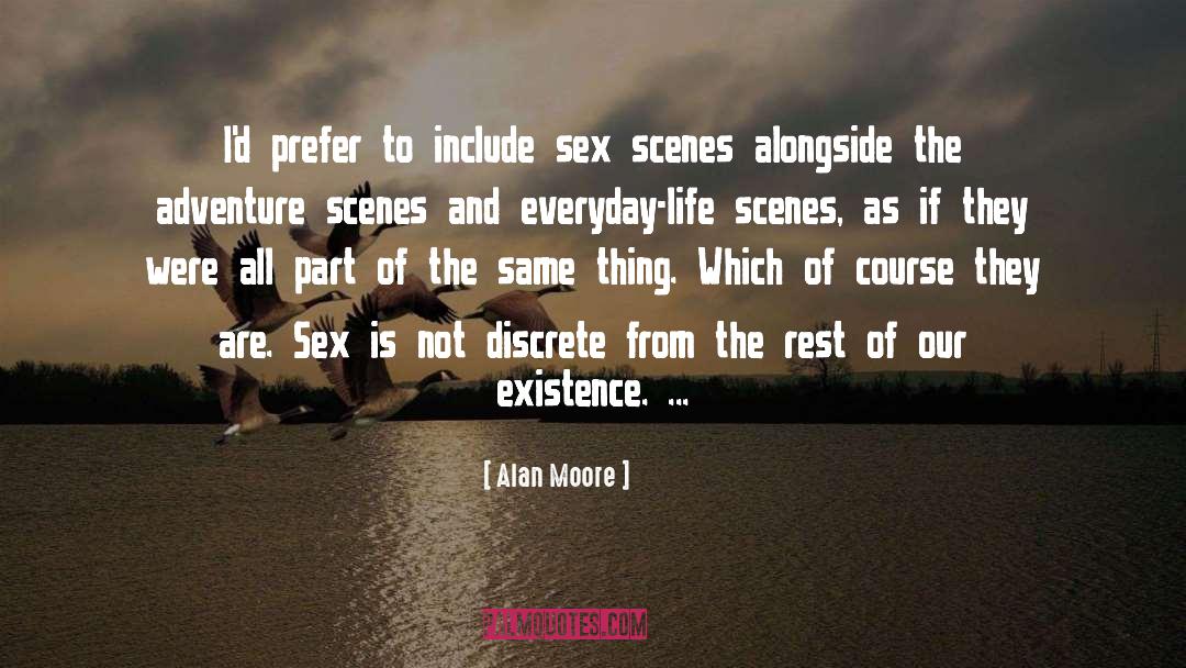 Sex Scenes quotes by Alan Moore