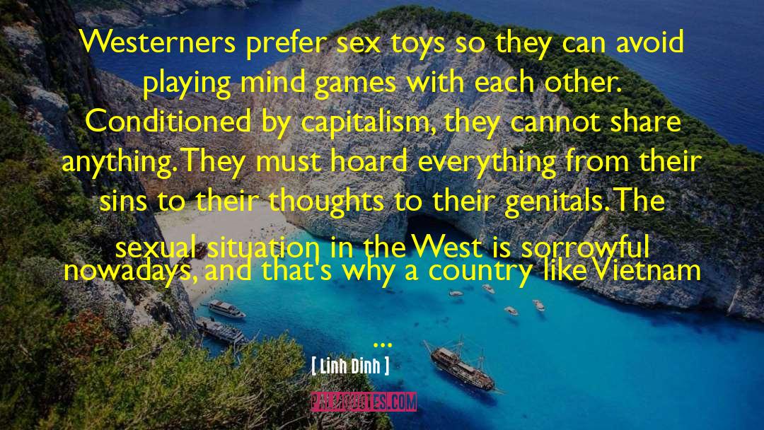 Sex Toys quotes by Linh Dinh