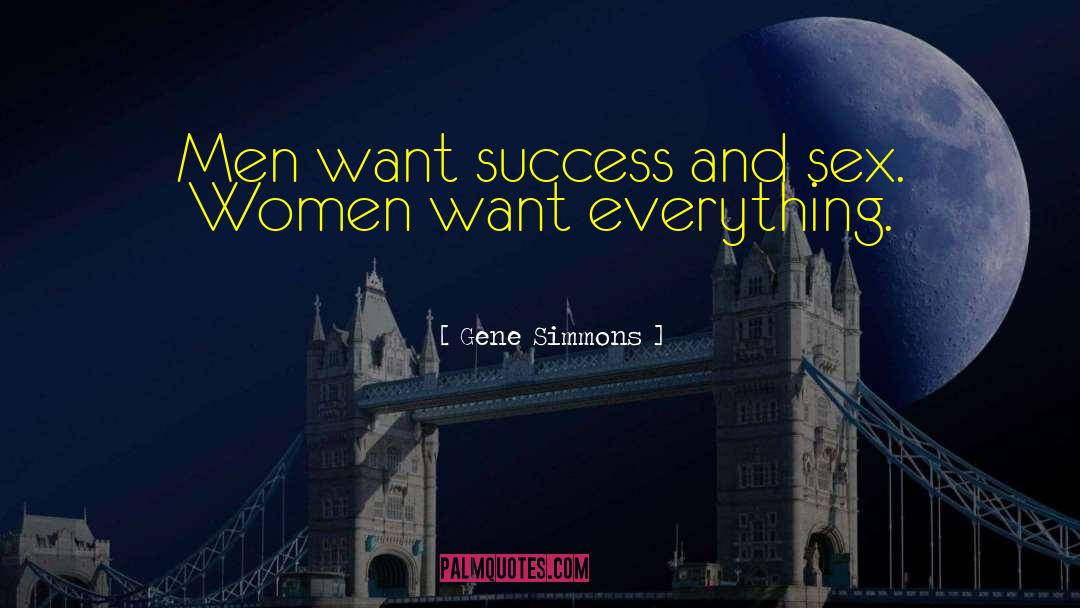 Sex Women quotes by Gene Simmons