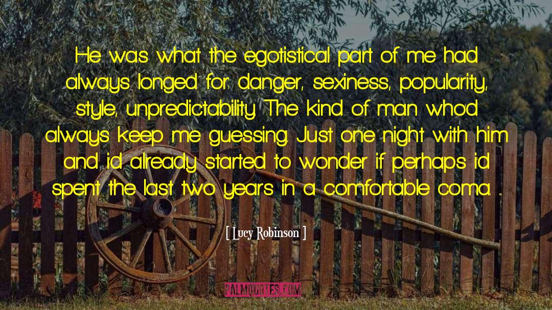 Sexiness quotes by Lucy Robinson
