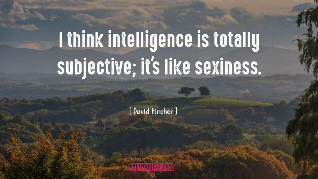 Sexiness quotes by David Fincher