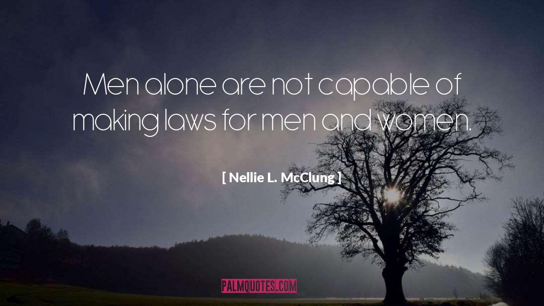 Sexism quotes by Nellie L. McClung