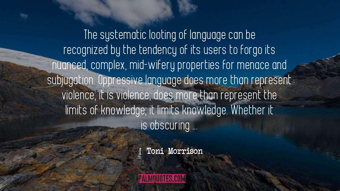 Sexist Language quotes by Toni Morrison