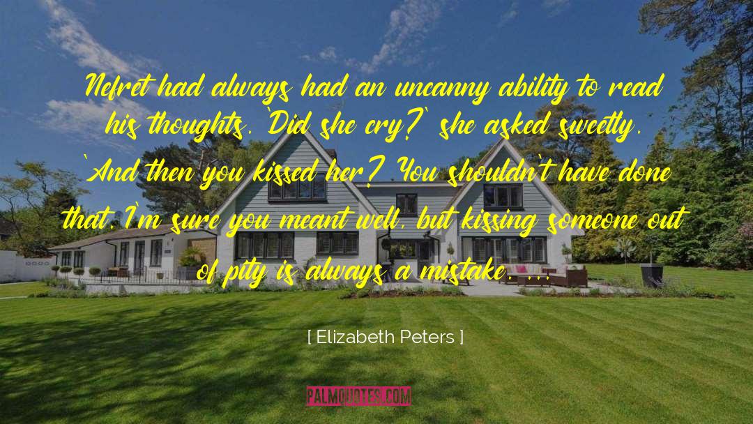 Sexual Ability quotes by Elizabeth Peters