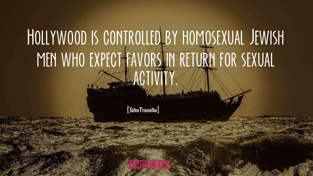 Sexual Activity quotes by John Travolta