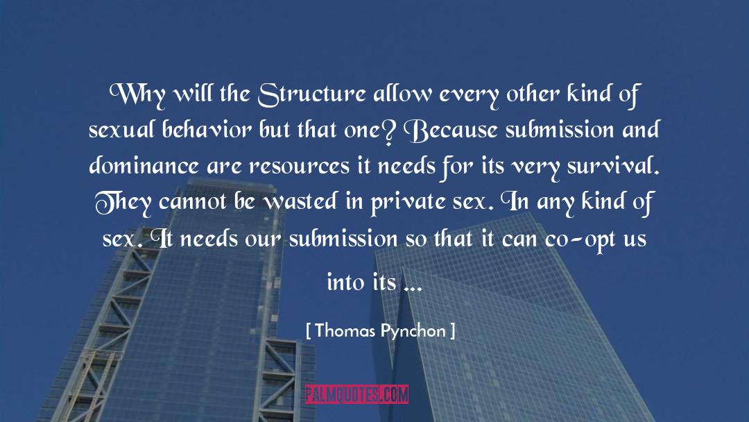 Sexual Behavior quotes by Thomas Pynchon