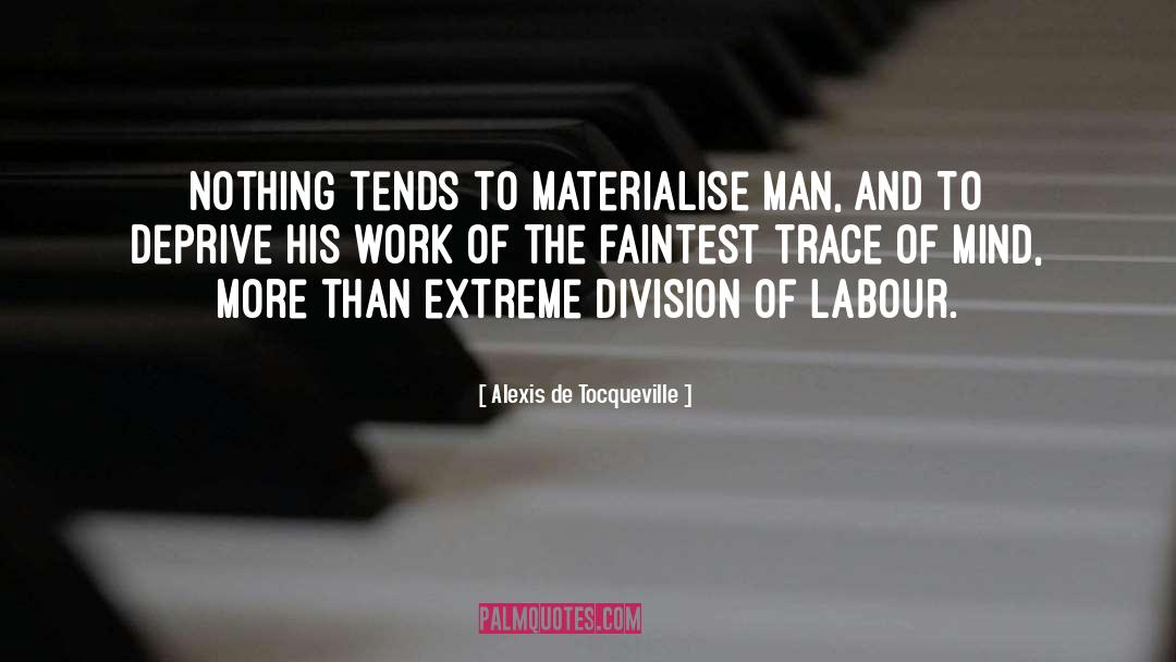 Sexual Division Of Labour quotes by Alexis De Tocqueville