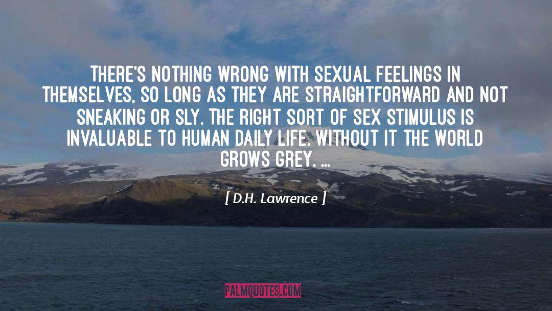 Sexual Feelings quotes by D.H. Lawrence