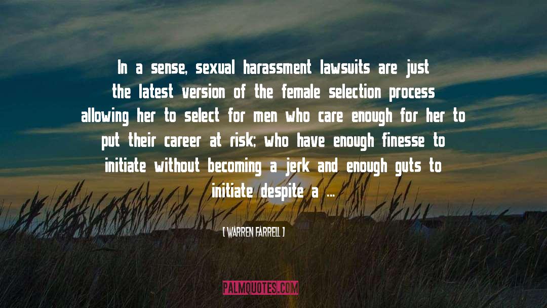 Sexual Harassment quotes by Warren Farrell