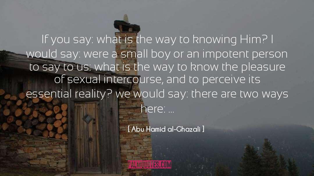 Sexual Intercourse quotes by Abu Hamid Al-Ghazali