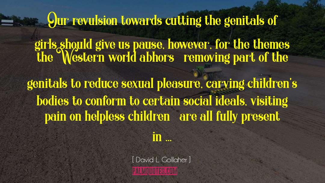 Sexual Pleasure quotes by David L. Gollaher