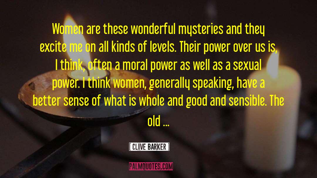 Sexual Power quotes by Clive Barker