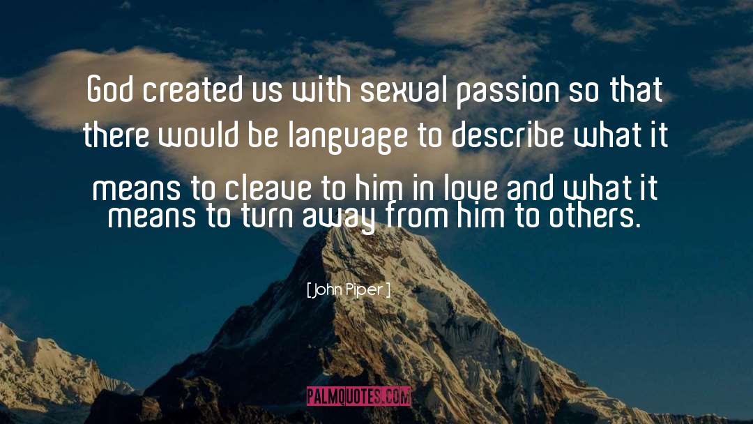 Sexual quotes by John Piper