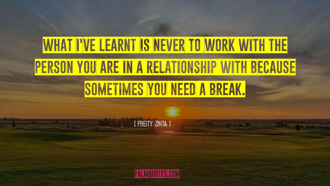 Sexual Relationship quotes by Preity Zinta