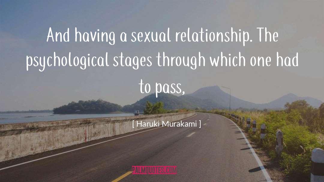 Sexual Relationship quotes by Haruki Murakami