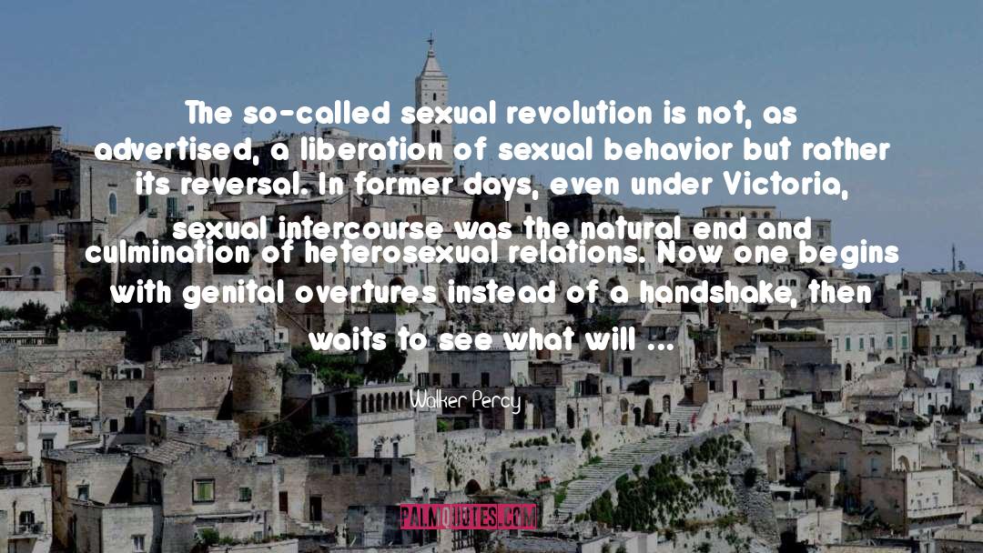 Sexual Revolution quotes by Walker Percy