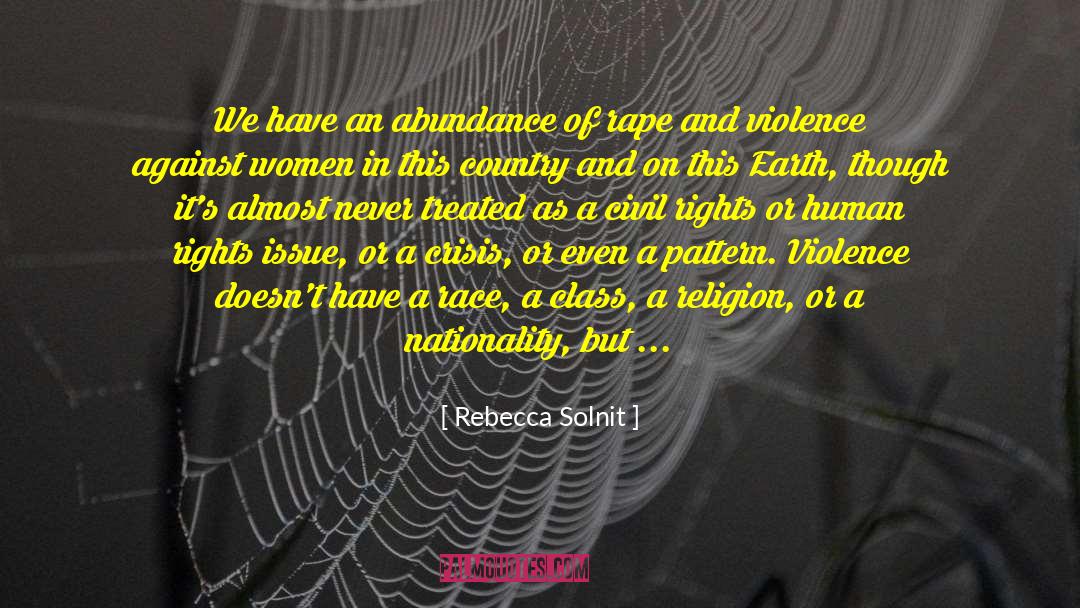 Sexual Violence quotes by Rebecca Solnit