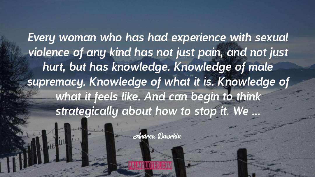 Sexual Violence quotes by Andrea Dworkin