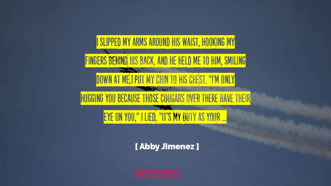 Sexy Arms quotes by Abby Jimenez