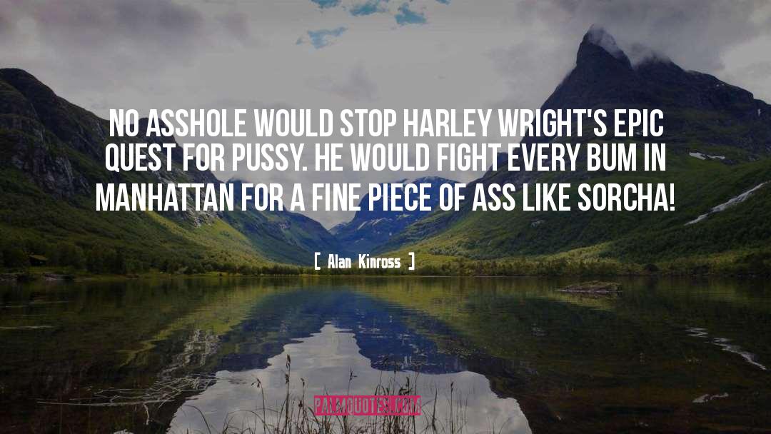 Sexy Humor Action Romance quotes by Alan Kinross