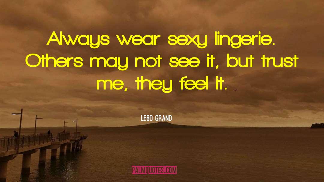 Sexy Lingerie quotes by Lebo Grand