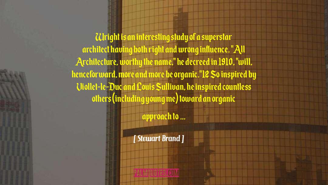 Seyhoun Architect quotes by Stewart Brand
