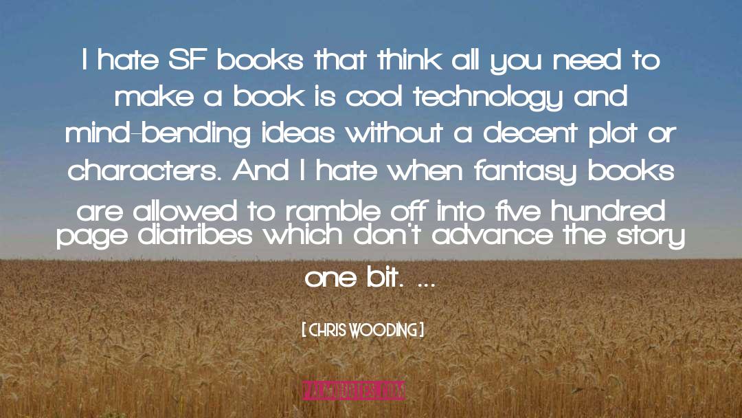 Sf quotes by Chris Wooding