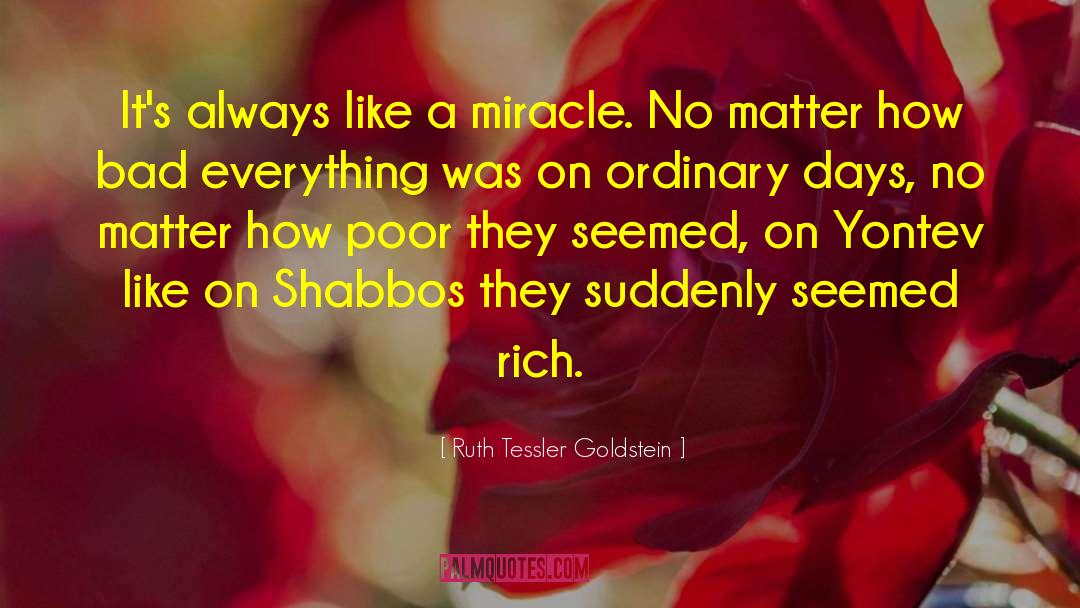 Shabbos quotes by Ruth Tessler Goldstein