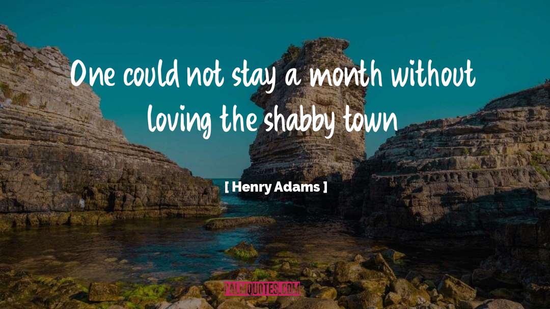 Shabby quotes by Henry Adams