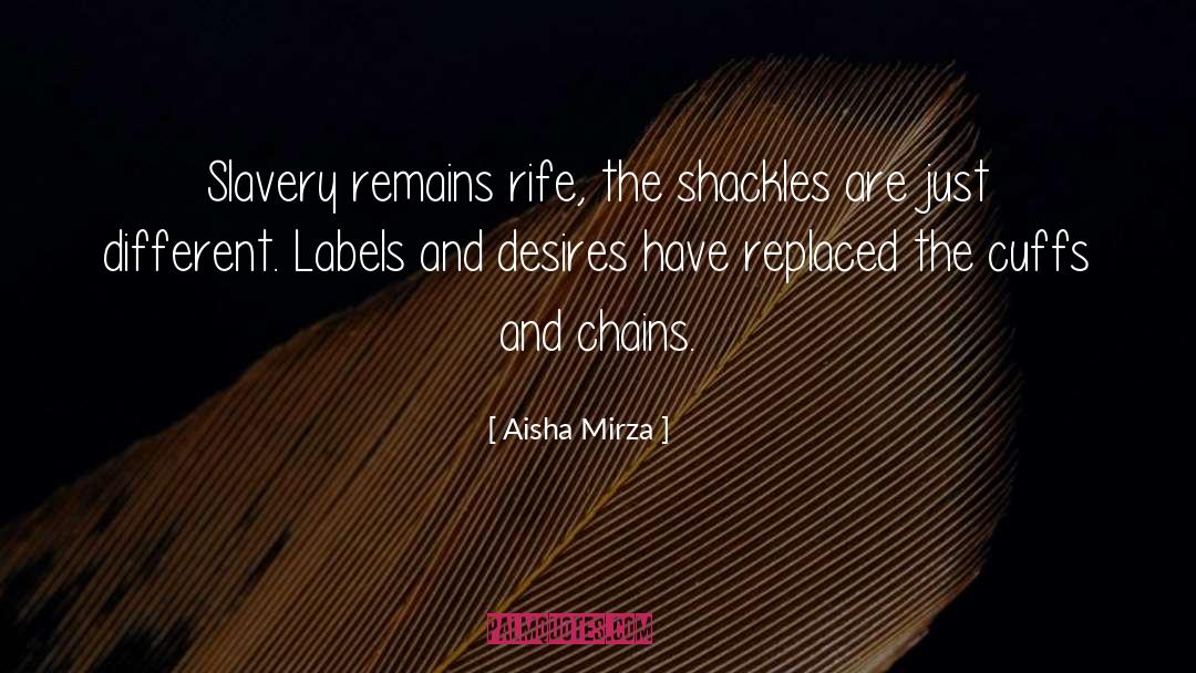 Shackles quotes by Aisha Mirza