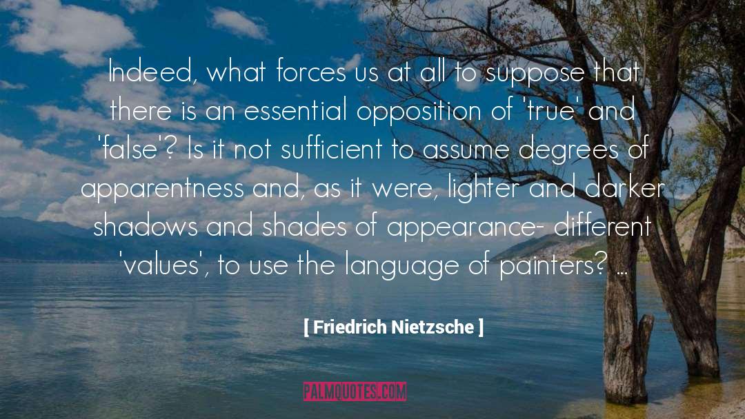 Shades And Tones quotes by Friedrich Nietzsche