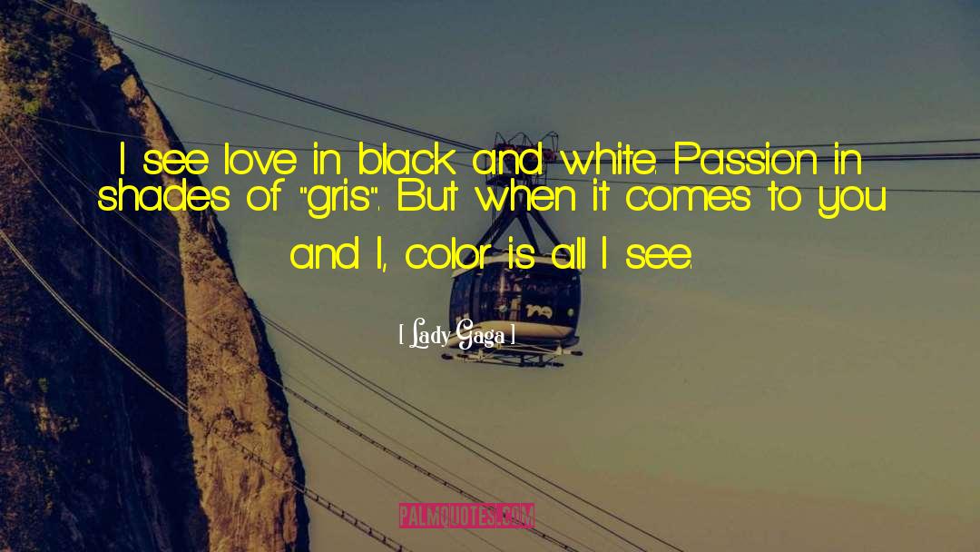 Shades Of Black quotes by Lady Gaga