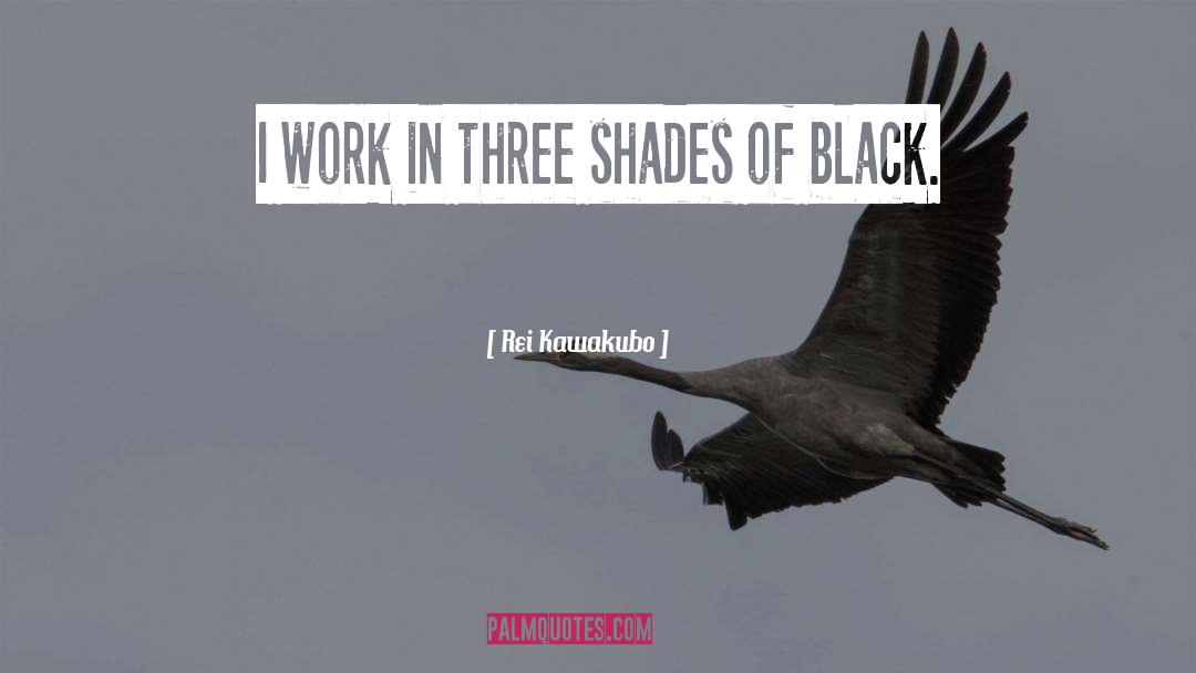 Shades Of Black quotes by Rei Kawakubo
