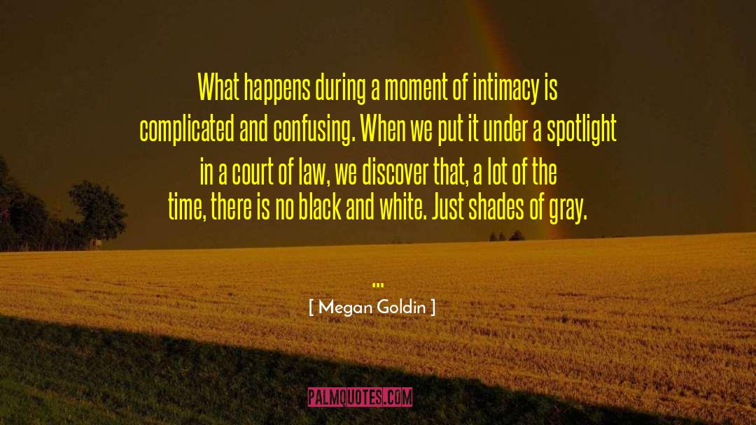 Shades Of Black quotes by Megan Goldin