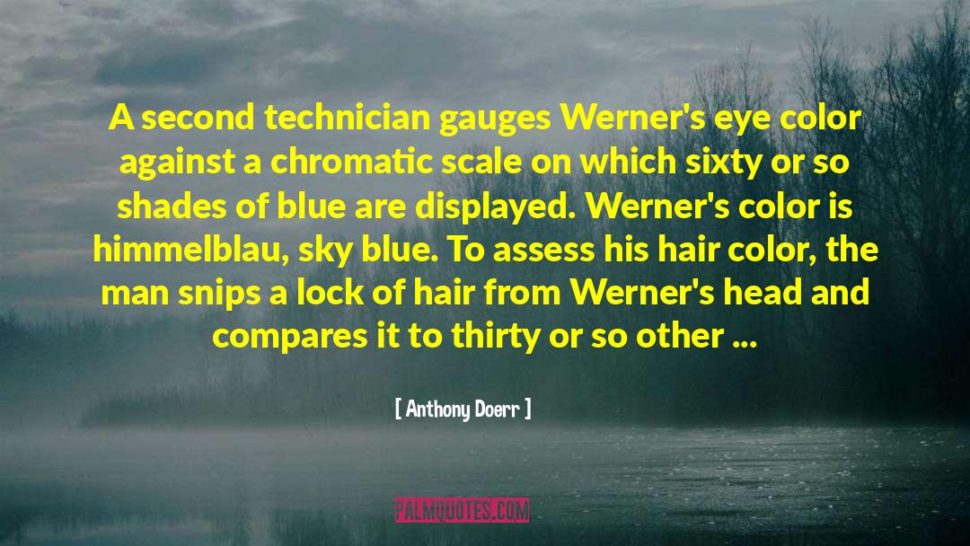 Shades Of Blue quotes by Anthony Doerr