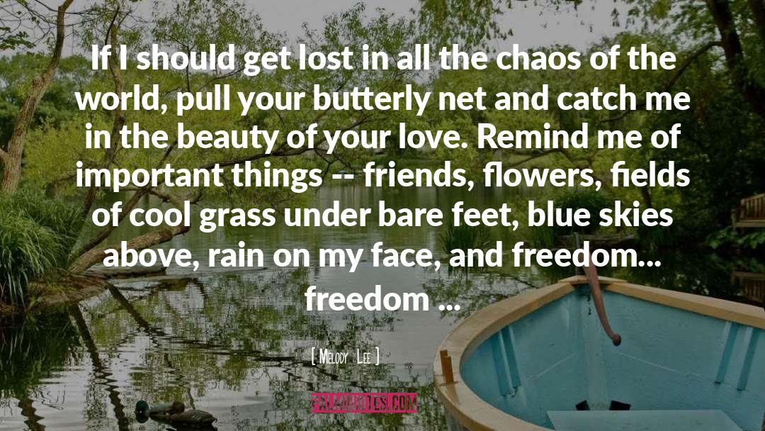 Shades Of Blue quotes by Melody  Lee