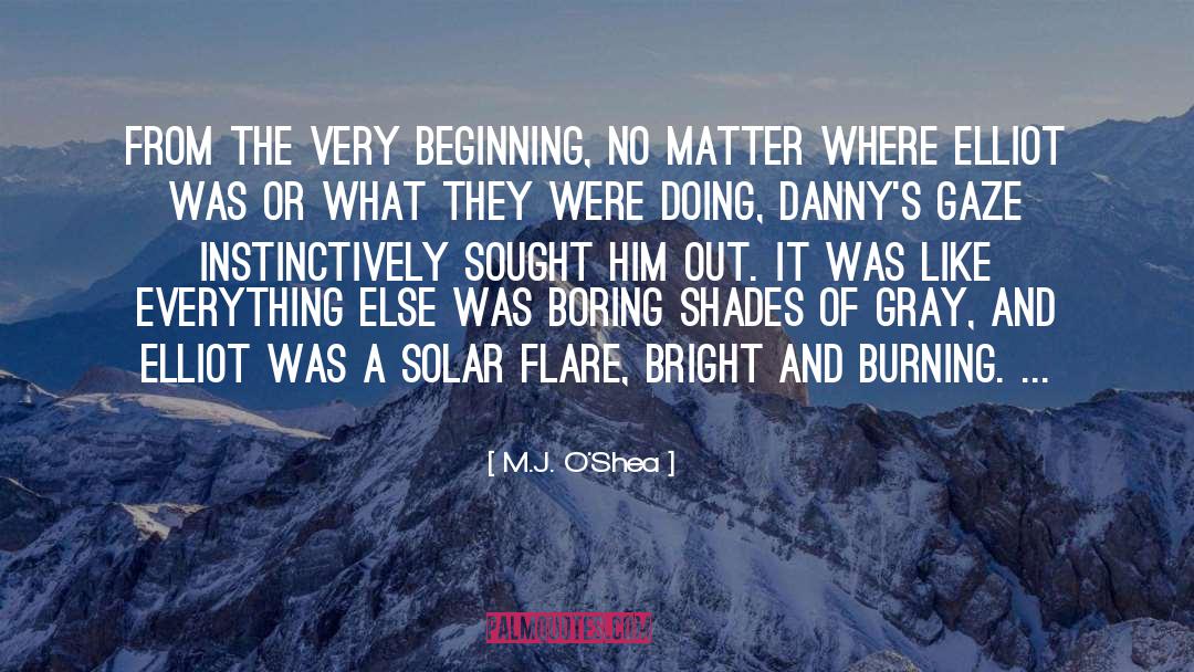 Shades Of Gray quotes by M.J. O'Shea