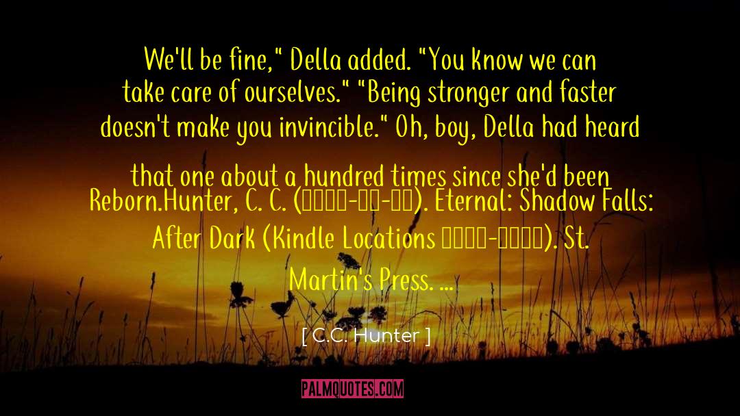 Shadow Falls quotes by C.C. Hunter