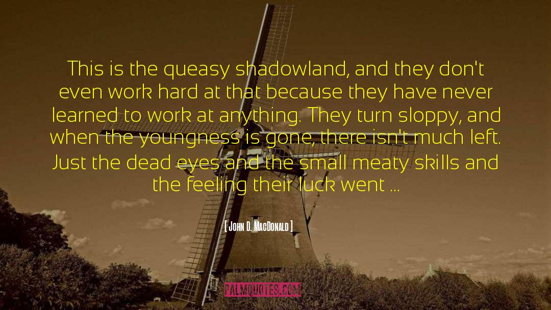 Shadowland quotes by John D. MacDonald