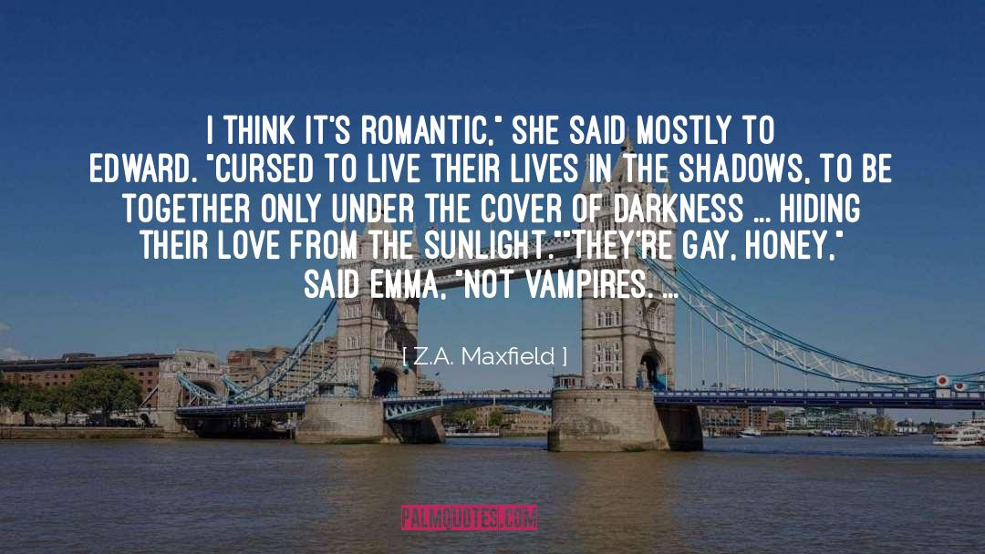 Shadows Lie quotes by Z.A. Maxfield